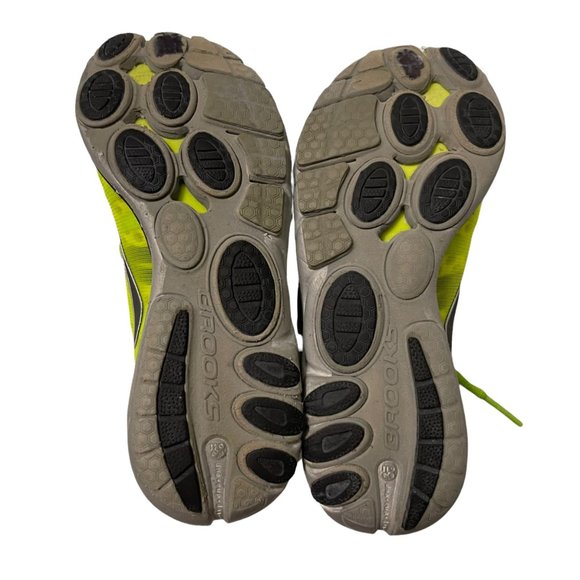 Brooks Women's Neon Yellow Pure Connect Sneakers Running Shoes Size 6 - Picture 10 of 11